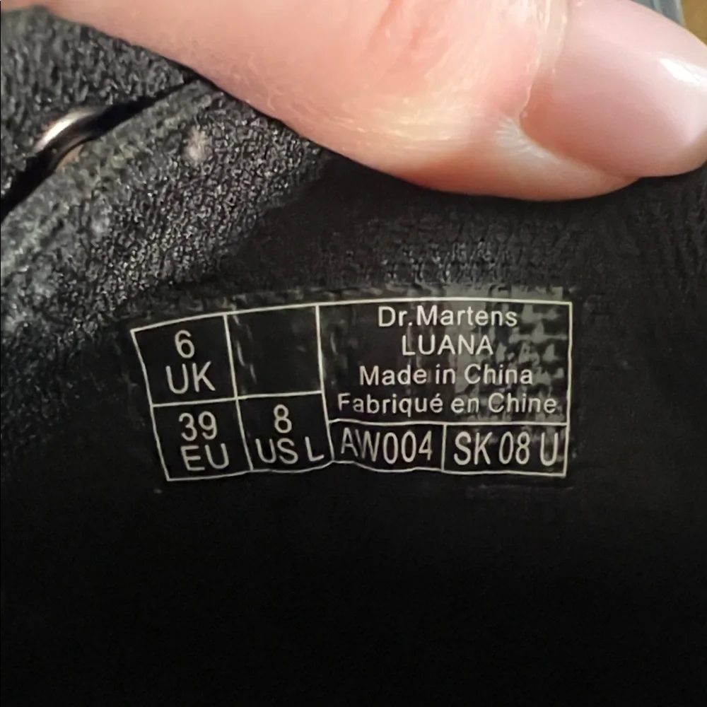 Dr. Martens Black Leather Ankle Boots - Picture 5 of 5